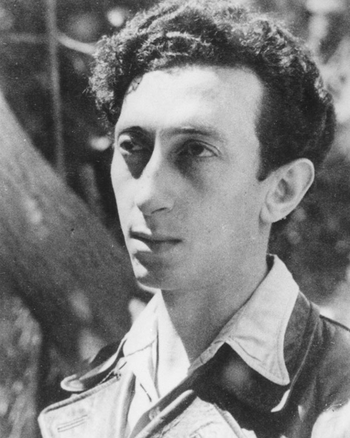 Jewish partisan Abba Kovner. 1945 Source: United States Holocaust Memorial Museum